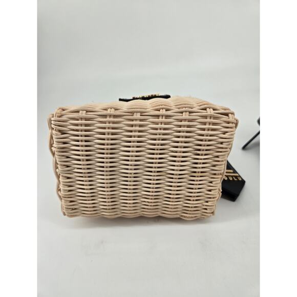 Loulu Mini Wicker Handbag Purse Handle With Removable Strap Crossbody Strap - Picture 9 of 13